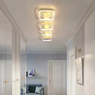 LED-Deckenleuchte, moderne Lampe, Wohnzimmer-Beleuchtungskörper, Schlafzimmer, Küche, Oberflächenmontage, Unterputz-Panel, 3 Köpfe