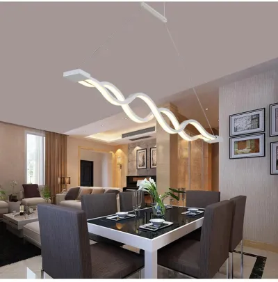 Kreative Moderne LED Anhänger Lichter Küche Acryl lron Suspension Hängende Decken Lampe Für Esszimmer Lamparas Colgantes