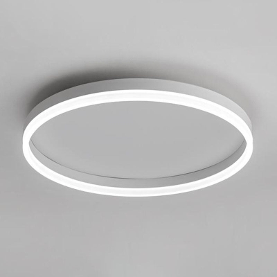 Plafón circular LED minimalista para dormitorios con cubierta acrílica
