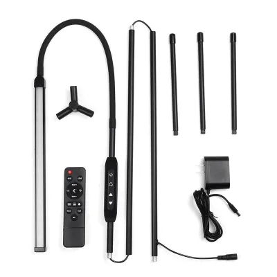 EU/Us-stecker Einstellbare Höhe Boden Lampen Für LED Licht Clamp Fernbedienung Dimmbare Lesen Desktop Lampe Stativ Studie zimmer