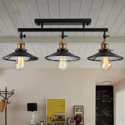 Loft Antike Pendelleuchten Vintage Industrielle Lampen Dekoration Beleuchtung Mit E27 Edison-birne Für Esszimmer/Restaurant
