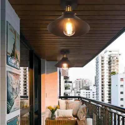 Vintage-Deckenleuchte für Wohnzimmer, Schlafzimmer, Deckenlampen, dekorative Leuchte für Wohnzimmer, Badezimmer, Bar, Retro-Deckenleuchte