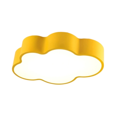 LED-Deckenleuchte im Cartoon-Wolken-Design für den Kindergarten – Unterputzleuchte aus Acryl