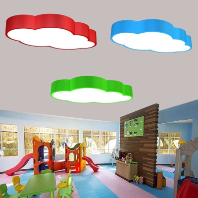 Wolkenförmige Kinderzimmer-Deckenlampe aus Acryl, 18