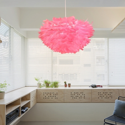 Verstellbare moderne Feder-Pendelleuchte: Hängelampe für Mädchenzimmer
