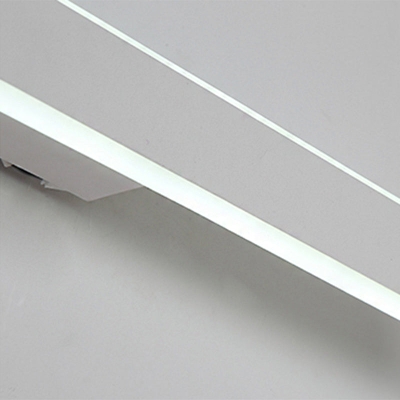 Lámpara de tocador LED moderna para espejo de baño blanco - Disponible en luz blanca/cálida, 3 tamaños