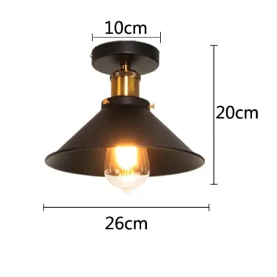 Vintage-Deckenleuchte für Wohnzimmer, Schlafzimmer, Deckenlampen, dekorative Leuchte für Wohnzimmer, Badezimmer, Bar, Retro-Deckenleuchte