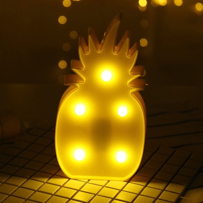 Mini-LED-Cartoon-Nachtlicht für Kinderzimmer – batteriebetriebene Tischlampe