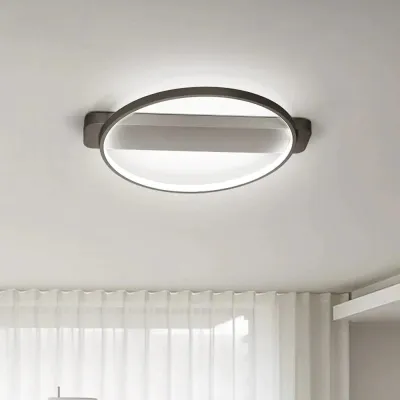 Plafonnier Led circulaire nordique, luminaire de salon, chambre à coucher, cuisine, montage en Surface, plafonnier avec télécommande