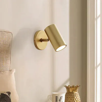 Nordic Nacht Kreative Kupfer Wand Lampe Einfache Stil Lesen Wand Lampe Wohnzimmer Wand Dekoration Lampe