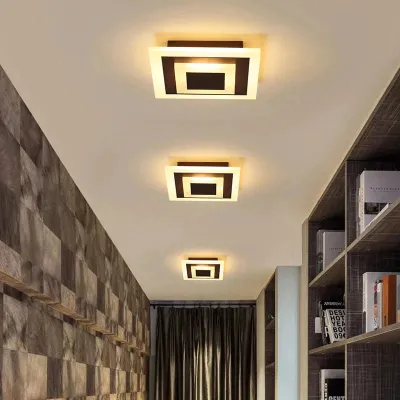 LED-plafondverlichting Lampara Techo Dormitorio Dimbaar Opbouwmontage Inbouw Voor Keuken Gang Badkamer Studie Modern plafon led