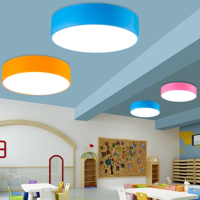 Runde LED-Unterputz-Deckenleuchte aus Acryl für den Kindergarten – Kinderbeleuchtung