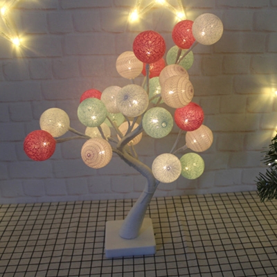 Baumförmige LED-Tischlampe für Kinder mit USB-Ladeanschluss – Schlafzimmer-Nachttischlampe