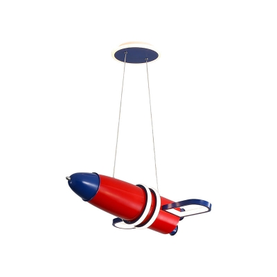 Colorful Satellite Pendant Light - LED Cartoon Chandelier for Baby Room