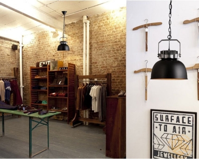 Industriële metalen koepelschaduw hanglamp voor restaurant thuis