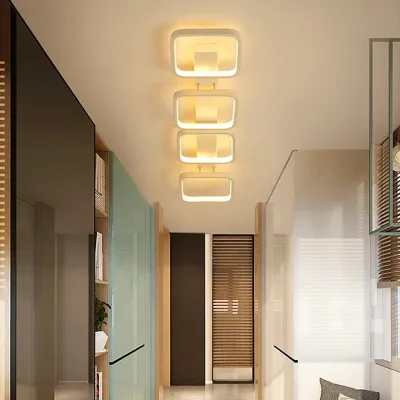 LED-Deckenleuchte, moderne Lampe, Wohnzimmer-Beleuchtungskörper, Schlafzimmer, Küche, Oberflächenmontage, Unterputz-Panel, 3 Köpfe