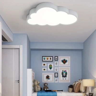 Kinderzimmer-Cartoon-LED-Acryl-Wolken-Unterputz-Deckenleuchte