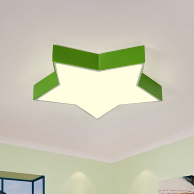 Sternennächte: Simplicity LED-Einbauleuchte mit Acryl-Finish für Kinderzimmerdecken