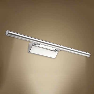 Modern Style Cylinder Vanity Wall Sconce Metallic 10