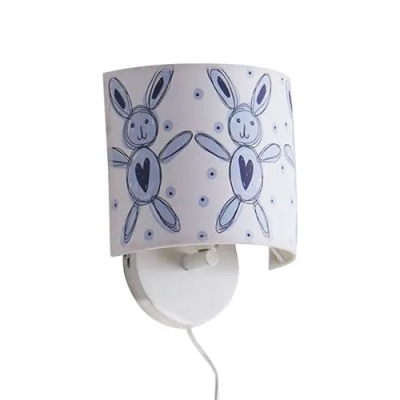 Applique murale en tissu pour enfants en forme de tambour : applique murale sous-teinte pour couloir d'escalier