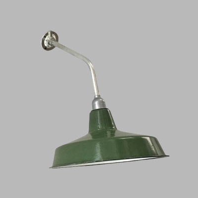 Outdoor Farmhouse Iron Wall Sconce with Bend Arm - 12