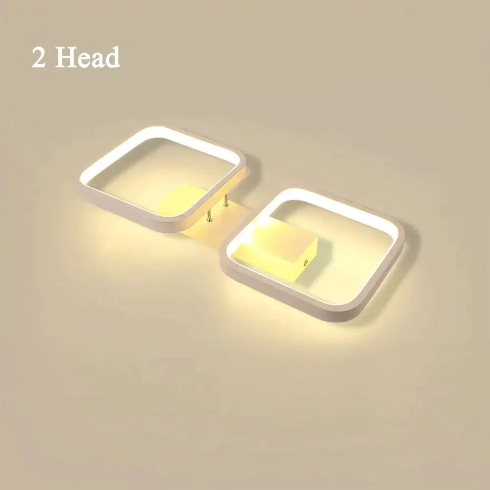 LED-Deckenleuchte, moderne Lampe, Wohnzimmer-Beleuchtungskörper, Schlafzimmer, Küche, Oberflächenmontage, Unterputz-Panel, 3 Köpfe