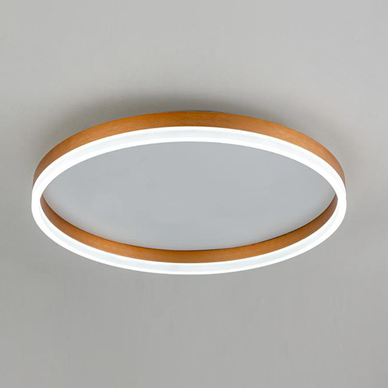 Minimalistische LED-ronde inbouwmontage voor slaapkamers met acrylafdekking