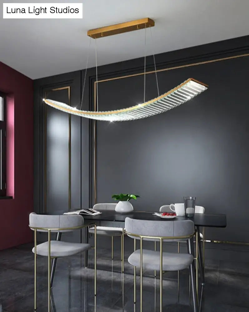 Shopia - Lustre à suspension en cristal de luxe - Conception d'éclairage moderne