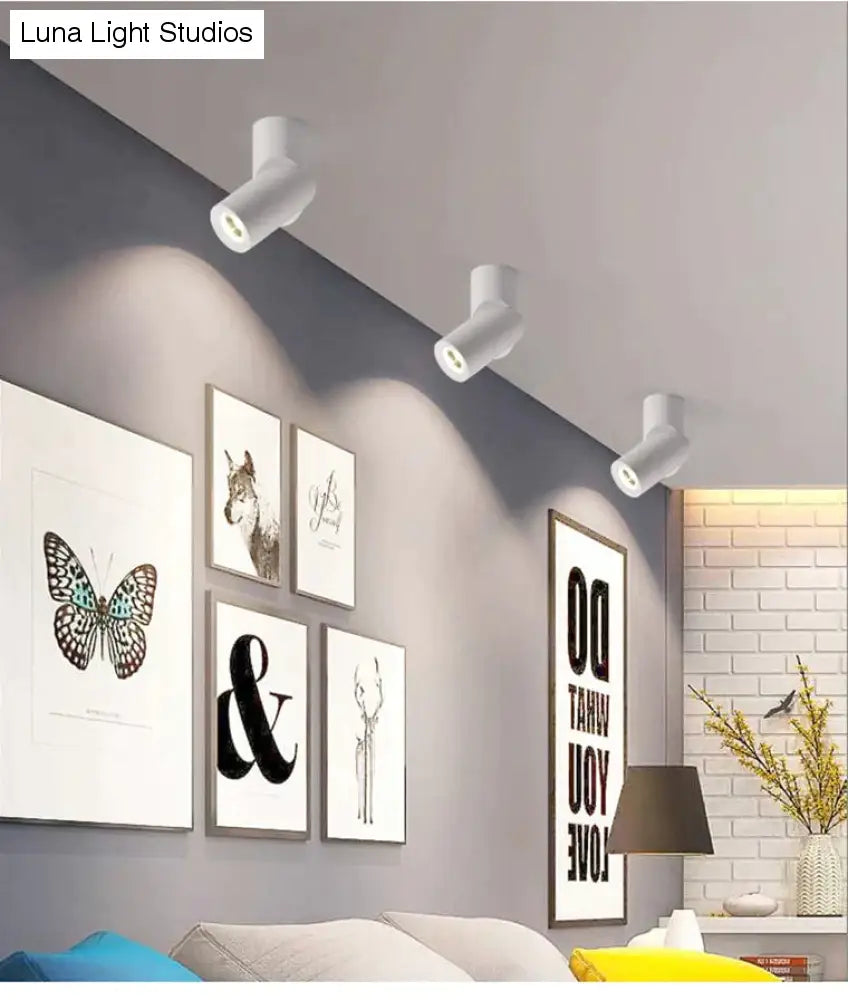 Dimmbare rotierende LED-Downlights 10 W, 15 W, 20 W, COB-LED-Deckenstrahler, LED-Wandleuchte, warm-kaltweiße Innenbeleuchtung