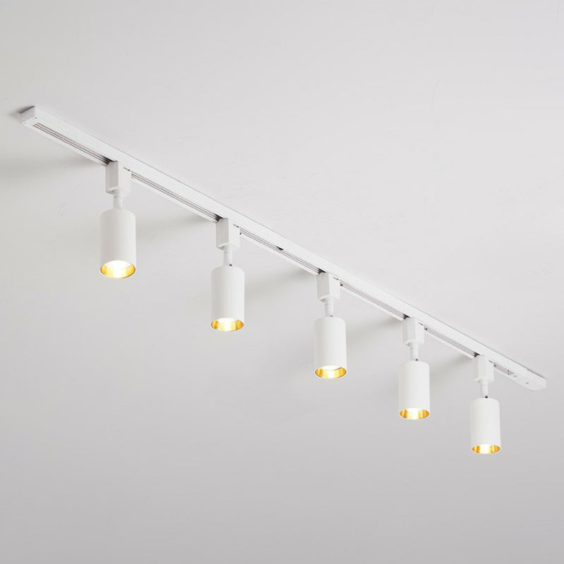 Buisvormige LED-raillamp in Scandinavische stijl - Moderne metalen woonkamerspot