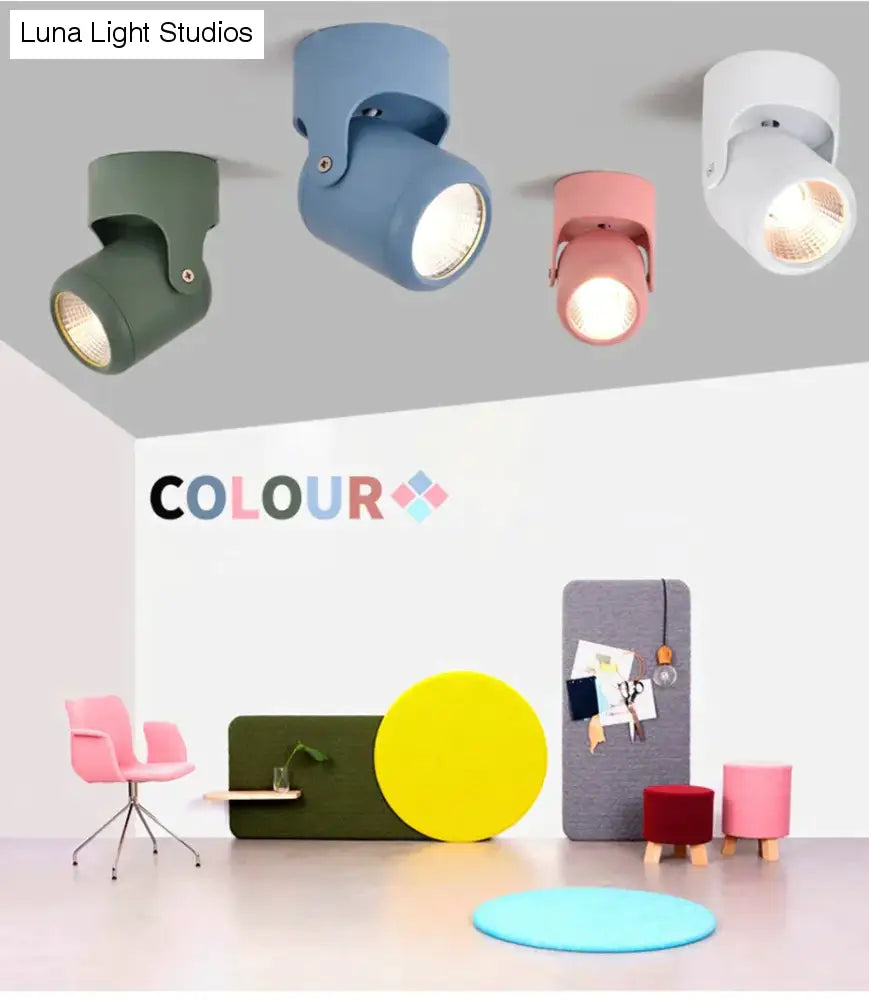 Morden LED plafonnier 20w 15w 10w plafonniers salon luminaire chambre cuisine 360 ​​degrés rotation Spot lumière