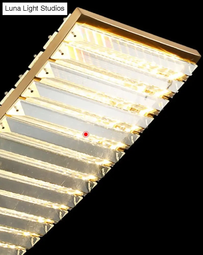Shopia - Lustre à suspension en cristal de luxe - Conception d'éclairage moderne