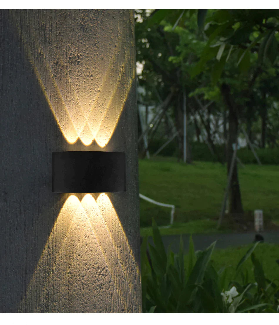 NIEUWE Wandlamp Led Aluminium Buiten Binnen Ip65 Up Down Wit Zwart Modern Voor Thuis Trappen Slaapkamer Nachtkastje Badkamer Licht