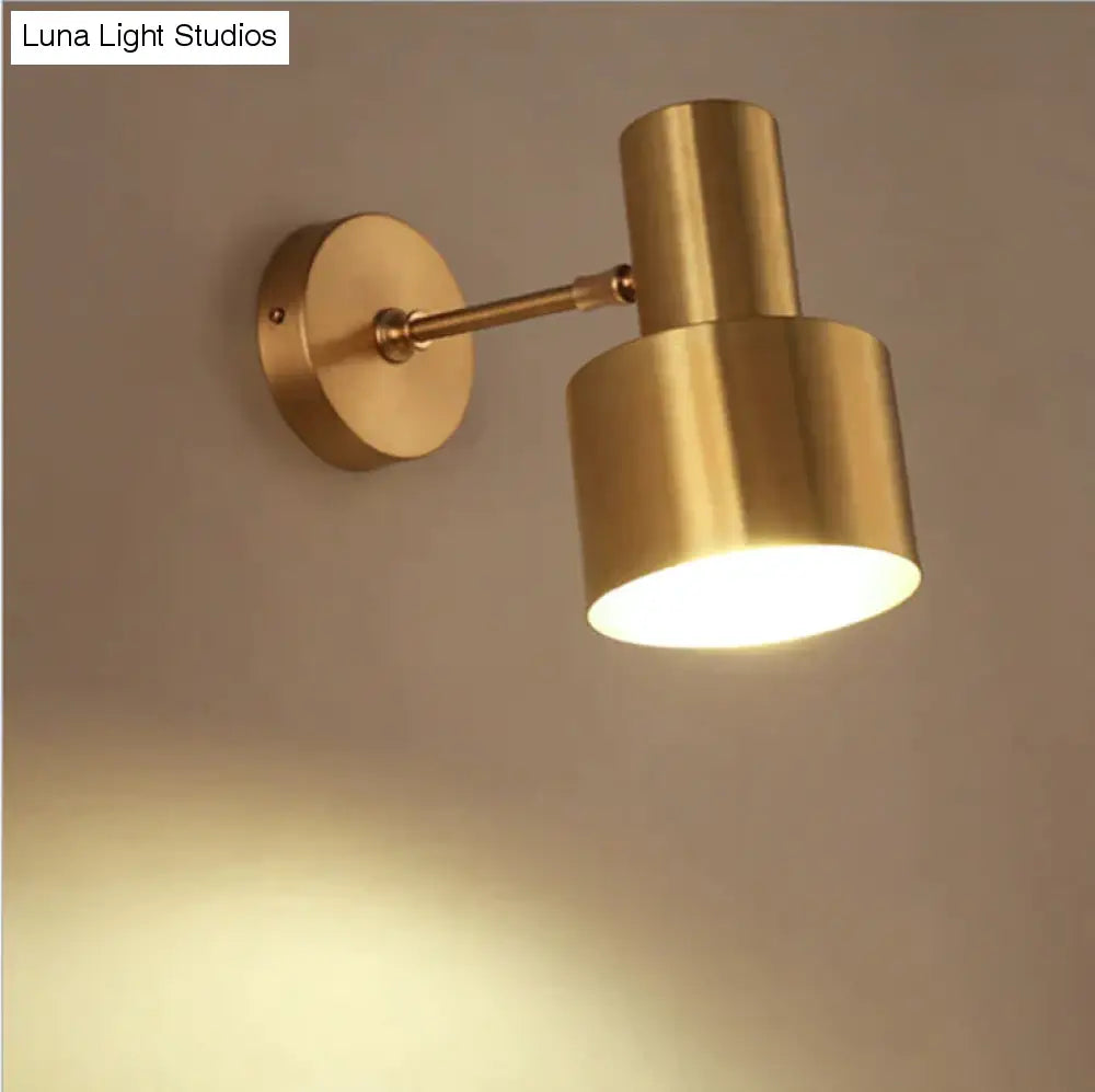 Noordse gouden woonkamer slaapkamer nachtkastje badkamer koperen wandlamp
