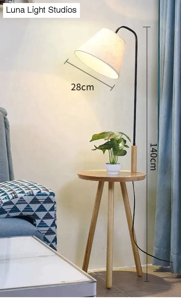 Log Vloerlamp Creatieve Woonkamer Bank Salontafel Studie Balkon Persoonlijkheid Kleine Tafelkleed Cover Verticale Tafellamp