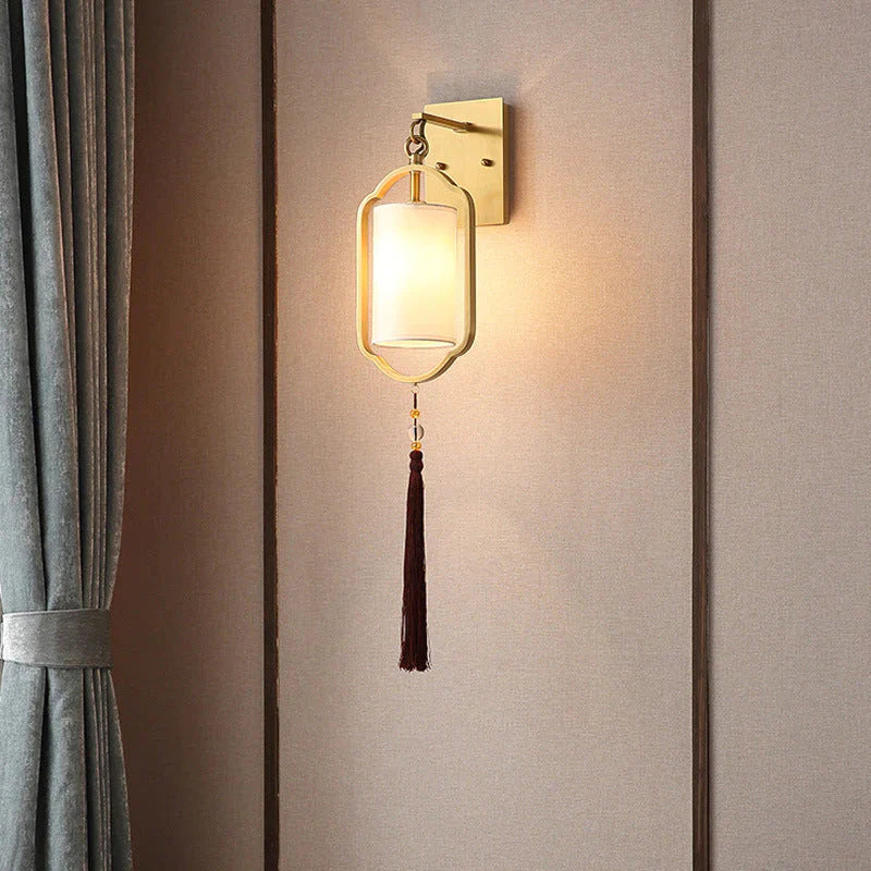 Creatieve wandlamp slaapkamer bedlampje achtergrond koperen wandlamp