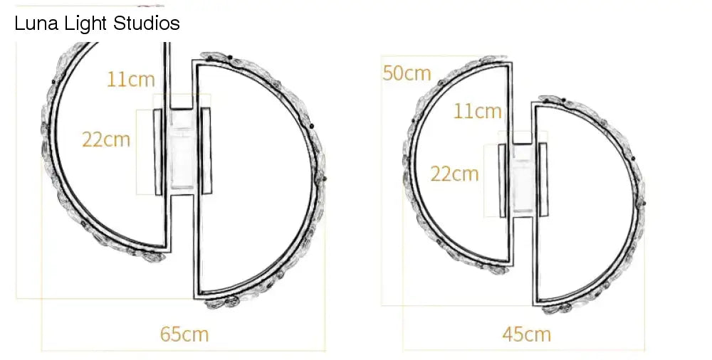 Lampa sufitowa z kryształowym kwiatem w sypialni w stylu nordyckim