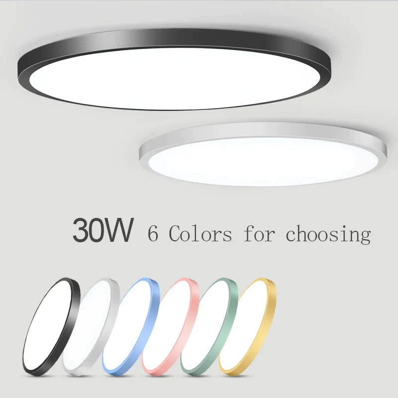 Led-deckenleuchten Moderne Leds Deckenleuchte Leuchten Runde Panel Lampen 12 Watt 24 Watt Für Wohnzimmer Küche