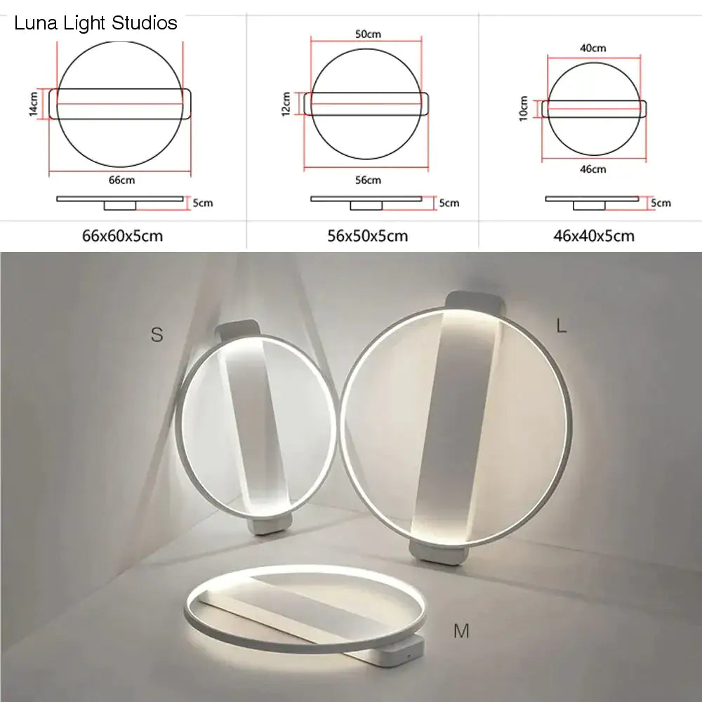 Plafonnier Led circulaire nordique, luminaire de salon, chambre à coucher, cuisine, montage en Surface, plafonnier avec télécommande