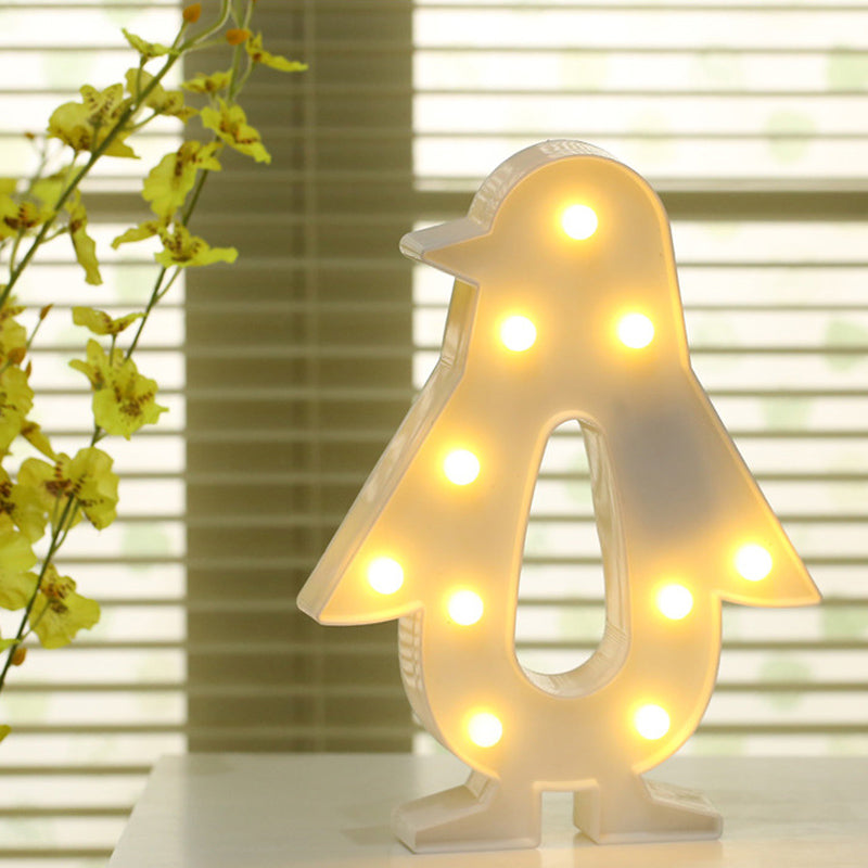 Lampada da tavolo da camera per ragazze con luce notturna modellabile a LED con gancio - Decorazione novità, alimentata a batteria