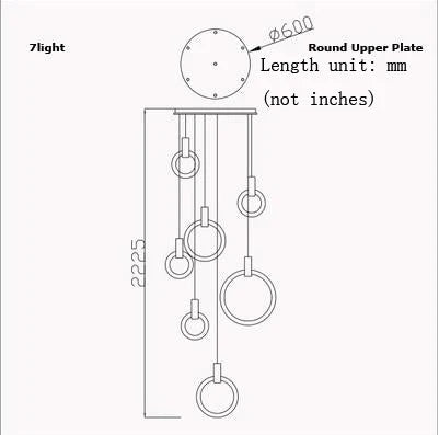 LED Nordic Wooden Iron Acryl Rings DIY LED Lamp LED Light.Pendant Lights.Pendant Lamp.Pendant light For Dinning Room Foyer