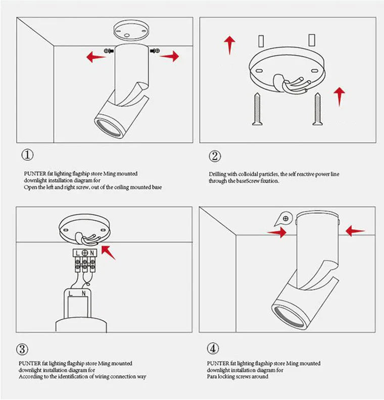 Dimmbare rotierende LED-Downlights 10 W, 15 W, 20 W, COB-LED-Deckenstrahler, LED-Wandleuchte, warm-kaltweiße Innenbeleuchtung