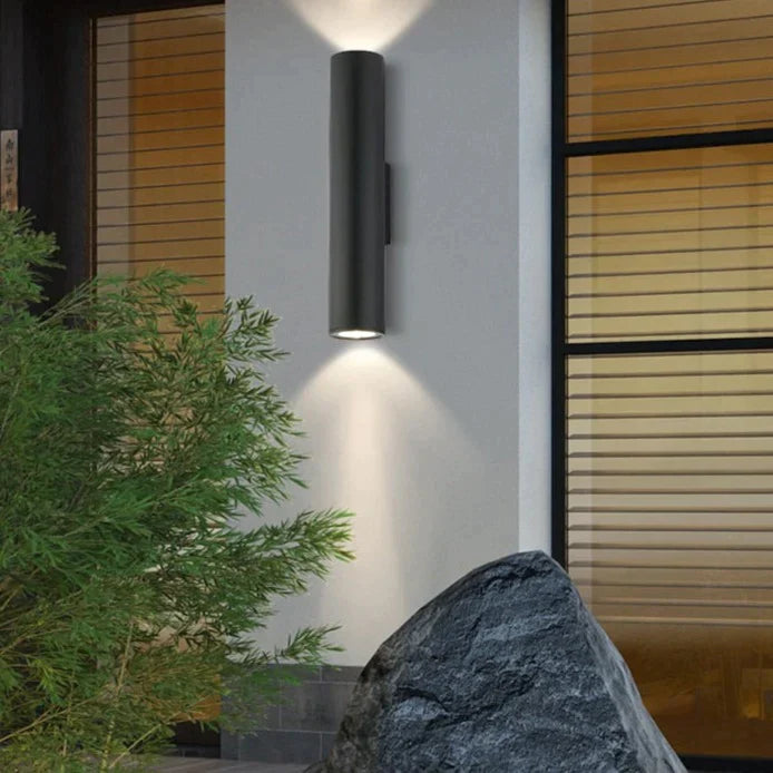 Wasserdichte Outdoor-LED-Wandleuchte, moderne IP67-Aluminium-Wandleuchte, Schwarz-Weiß-Garten-Veranda-Wandleuchte, 96 V, 220 V, Wandleuchte