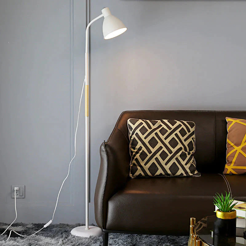 Lampada da terra semplice a LED per soggiorno Lampada da comodino per studio Lampada da terra per camera da letto