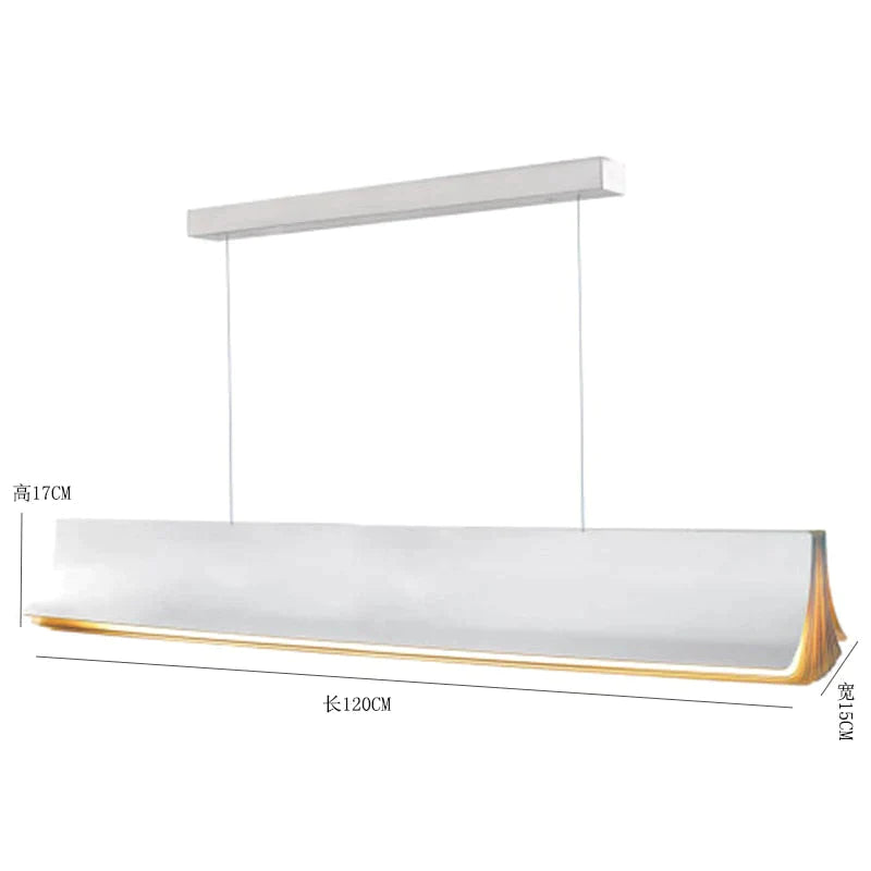 Quinn – LED-Luxusbeleuchtung im Buchstil für Arbeitszimmer und Esszimmer