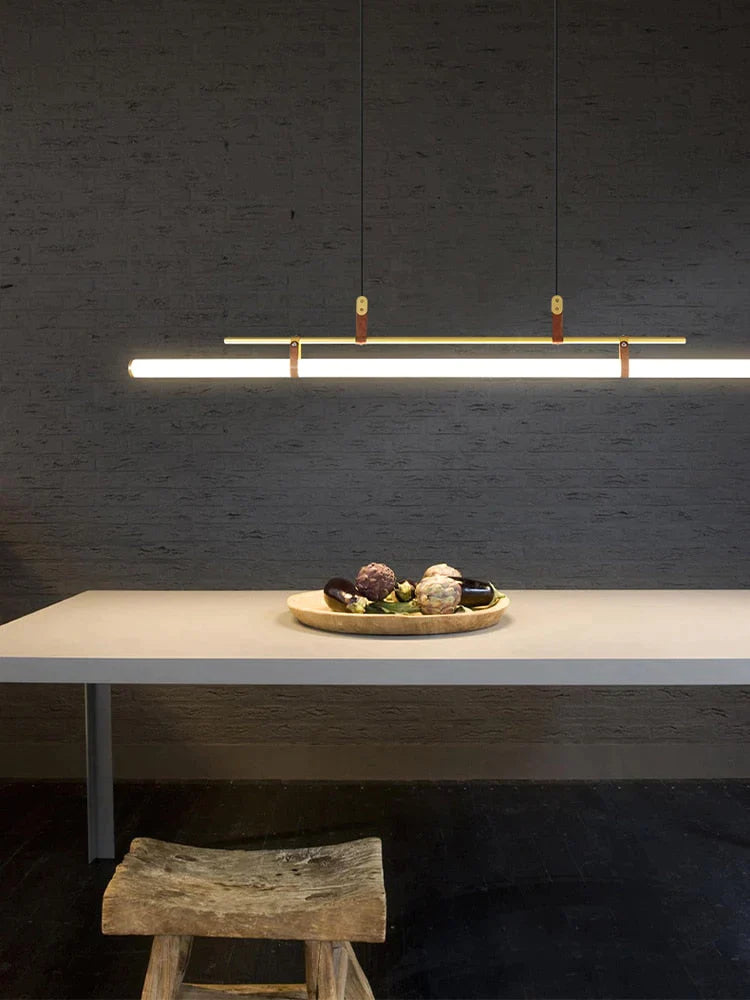 Casia V – Moderne lineare LED-Bar-Pendelleuchte für Esszimmer, Küche, Büro