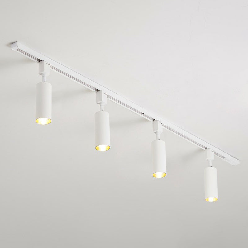 Buisvormige LED-raillamp in Scandinavische stijl - Moderne metalen woonkamerspot