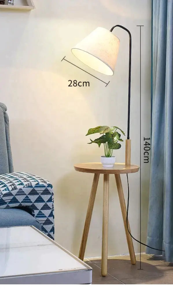 Log Vloerlamp Creatieve Woonkamer Bank Salontafel Studie Balkon Persoonlijkheid Kleine Tafelkleed Cover Verticale Tafellamp