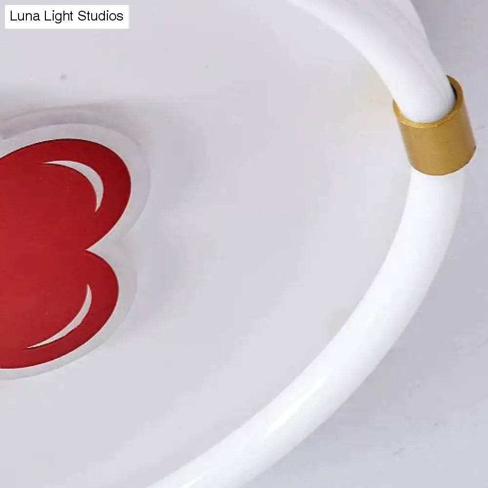 Preciosa lámpara de techo LED creativa para habitación de flores