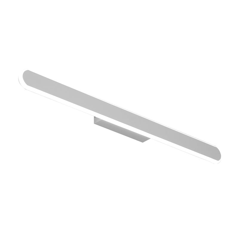 Lámpara de tocador LED moderna para espejo de baño blanco - Disponible en luz blanca/cálida, 3 tamaños